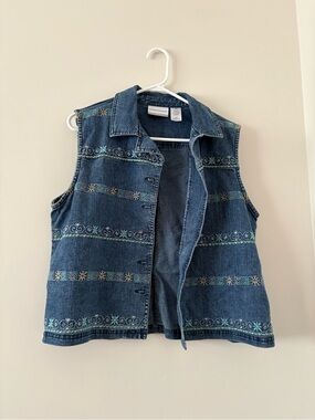 Alfred Dunner Denim Shirt Jacket - Blue